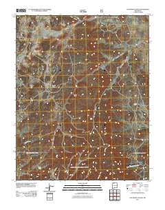 Los Indios Canyon 2011 topographic map thumbnail