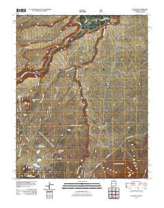 Los Pinos 2011 topographic map thumbnail