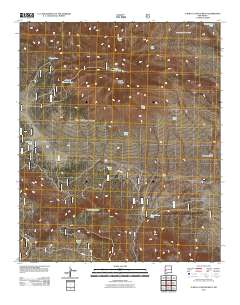 O Bar O Canyon West 2011 topographic map thumbnail