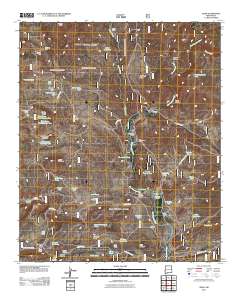 Alma 2011 topographic map thumbnail