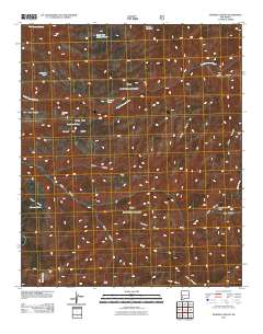 Bonner Canyon 2011 topographic map thumbnail