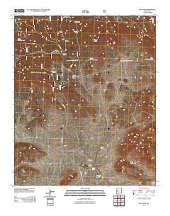 Bell Peak 2011 topographic map thumbnail