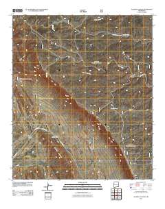 Algerita Canyon 2011 topographic map thumbnail