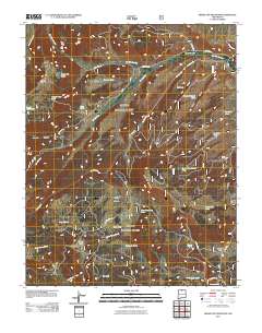 Broke Off Mountain 2011 topographic map thumbnail
