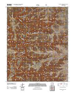 Beaver Canyon 2011 topographic map thumbnail