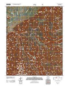 Bland 2011 topographic map thumbnail