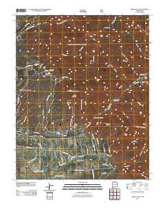 Arroyo Seco 2011 topographic map thumbnail