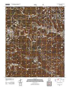 Cloudcroft 2011 topographic map thumbnail