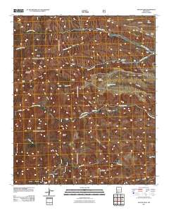 Apache Peak 2011 topographic map thumbnail