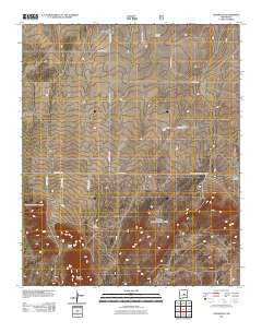 Cedarvale 2011 topographic map thumbnail