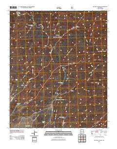 Bay Buck Peaks 2011 topographic map thumbnail