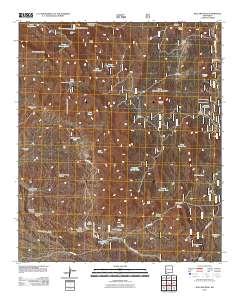 Bullard Peak 2011 topographic map thumbnail