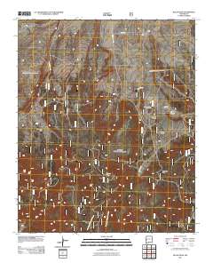 Black Peak 2011 topographic map thumbnail