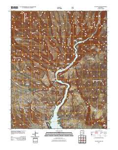 Cochiti Dam 2011 topographic map thumbnail