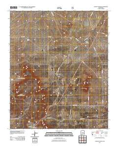 Corona North 2011 topographic map thumbnail
