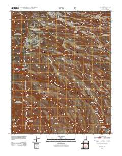 Frijoles 2011 topographic map thumbnail