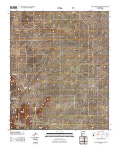 Chupadero Mountain 2011 topographic map thumbnail