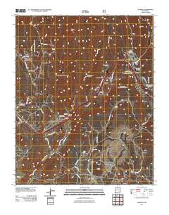 Glorieta 2011 topographic map thumbnail