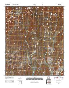 Fort Bayard 2011 topographic map thumbnail