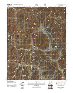 Carracas Canyon 2011 topographic map thumbnail