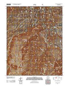 Canjilon SE 2011 topographic map thumbnail