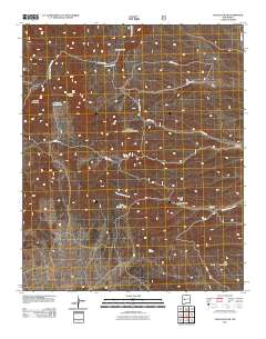 Gallinas Peak 2011 topographic map thumbnail