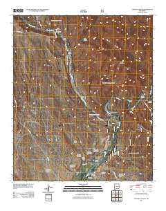 Canteen Canyon 2011 topographic map thumbnail