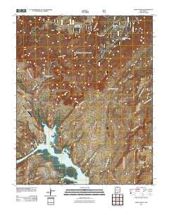 Ghost Ranch 2011 topographic map thumbnail
