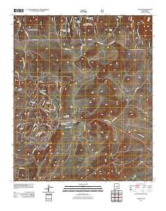 Capitan 2011 topographic map thumbnail