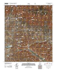 Capitan Pass 2011 topographic map thumbnail