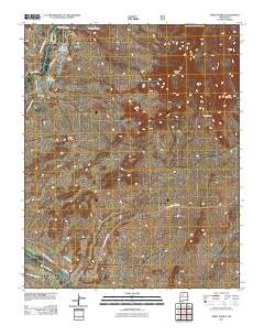 Jemez Pueblo 2011 topographic map thumbnail