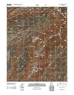 Jemez Springs 2011 topographic map thumbnail