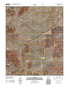 Jicarilla Peak 2011 topographic map thumbnail