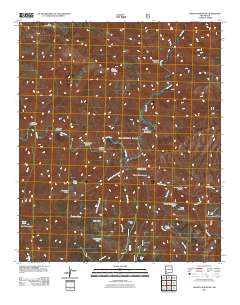 Granny Mountain 2011 topographic map thumbnail
