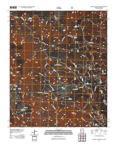 Escudilla Mountain 2011 topographic map thumbnail