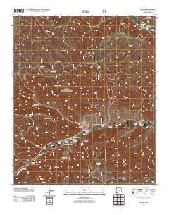 Lincoln 2011 topographic map thumbnail