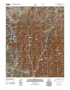 Madre Mountain 2011 topographic map thumbnail