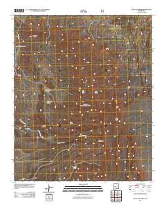 Mesa Cencerro 2011 topographic map thumbnail