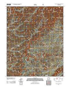 Laguna Gurule 2011 topographic map thumbnail