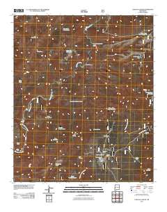 O Block Canyon 2011 topographic map thumbnail