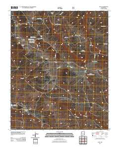 Page 2011 topographic map thumbnail