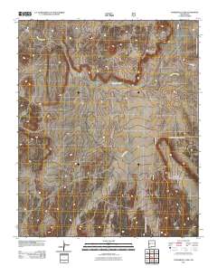 Ponderosa Tank 2011 topographic map thumbnail