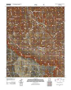 North San Ysidro 2011 topographic map thumbnail
