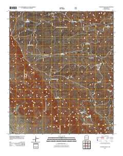 Panama Ranch 2011 topographic map thumbnail