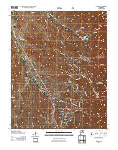 Tesuque 2011 topographic map thumbnail
