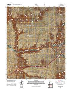 Tetilla Peak 2011 topographic map thumbnail