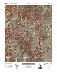 Quemado 2011 topographic map thumbnail