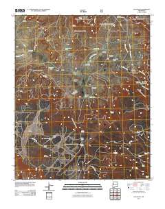 San Mateo 2011 topographic map thumbnail