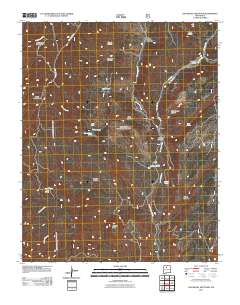 San Miguel Mountain 2011 topographic map thumbnail