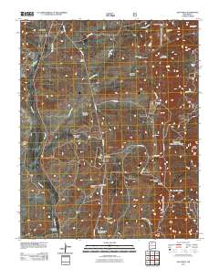 San Pablo 2011 topographic map thumbnail
